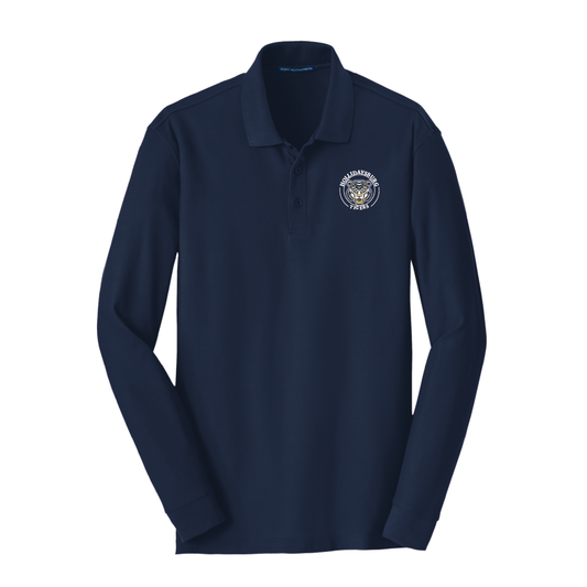 2H. Port Authority® Long Sleeve Core Classic Pique Polo