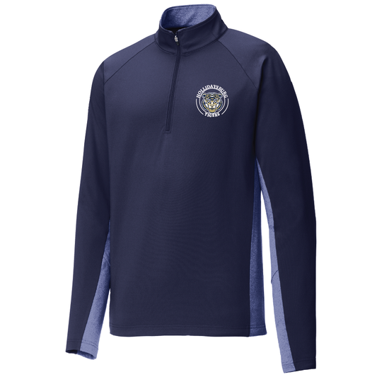 2M. Sport-Wick® Stretch Contrast 1/4-Zip Pullover