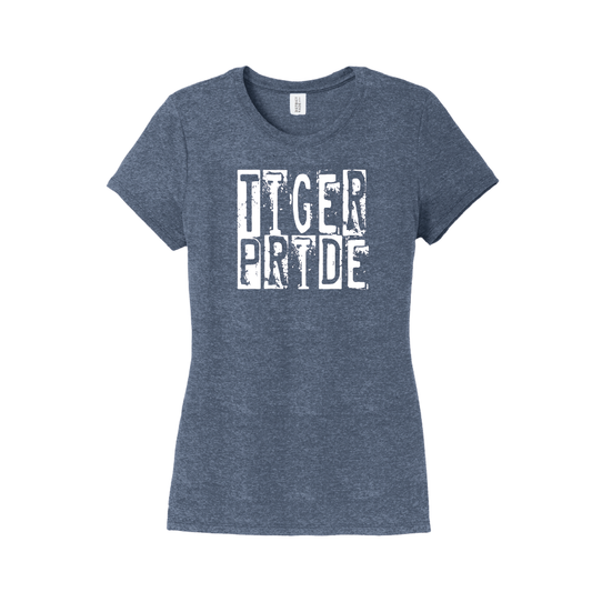 1G.  District Ladies' Perfect Tri Blend Super Soft V-Neck Tee