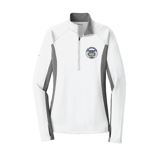 2N.  Sport-Wick® Stretch Contrast Ladies' 1/4-Zip Pullover
